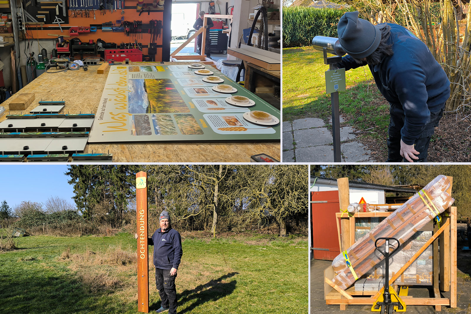 Erlebnis-Stationen für den Maifeld-Radweg Erlebnis-Stationen für den Maifeld-Radweg